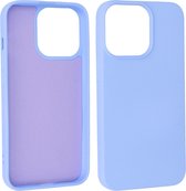 Fashion Backcover Telefoonhoesje - Color Hoesje - Geschikt voor iPhone 14 Pro - Paars