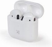 Gembird TWS-MLA-GW hoofdtelefoon/headset Draadloos In-ear Oproepen/muziek USB Type-C Bluetooth Wit