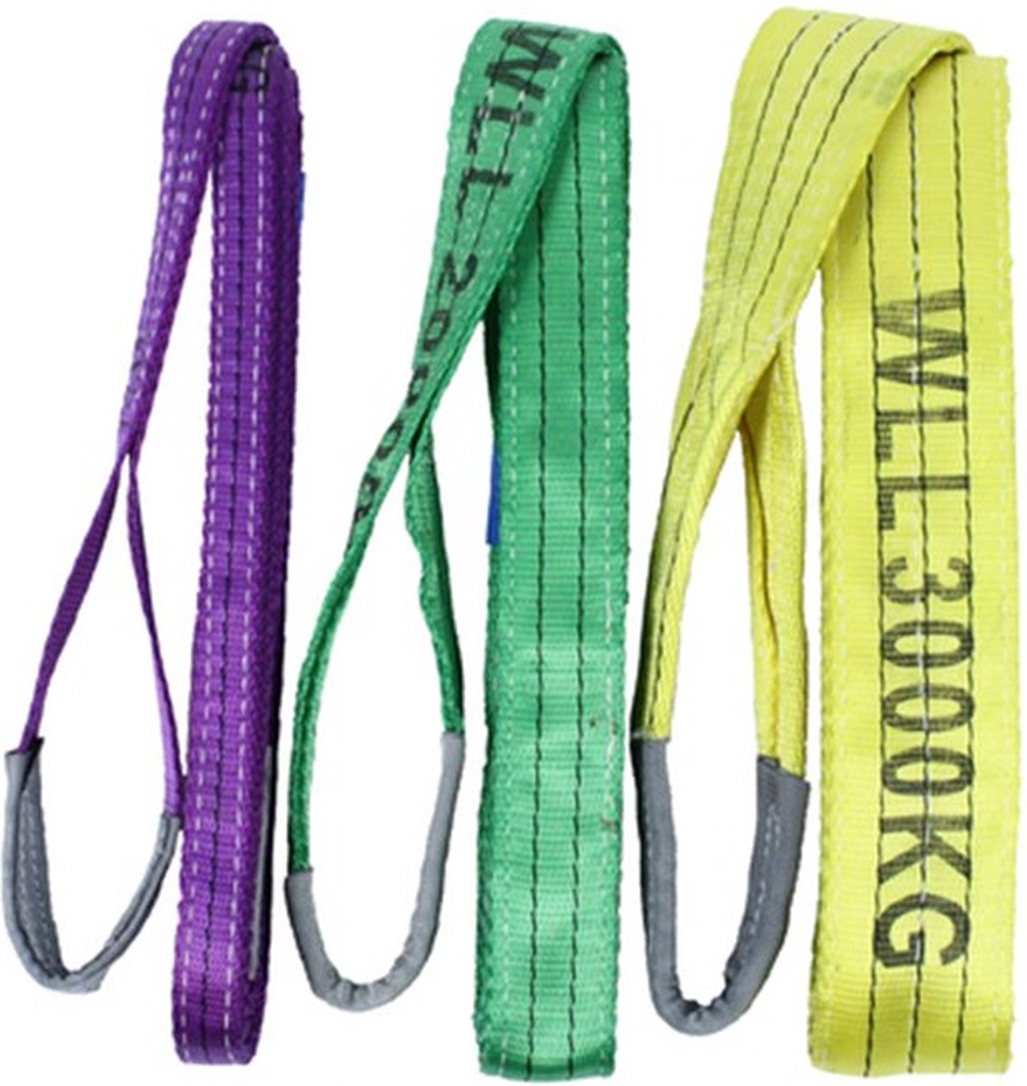 LoadLok 14001980 Hijsband - Polyester - Groen - 2 ton - 1.5m