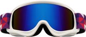 Skibrillen voor Kinderen - Skibril voor Tieners - Skibril voor Snowboarders -  UV400 -- Wordt Geleverd met Brillenkoker - Wit