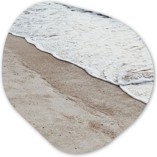 Décoration murale Organique - Décoration Décoration murale Plastique - Peinture Organique - Mer - Plage - Été - 60x60 cm - Forme Miroir Organique sur Plastique