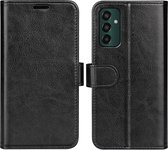 Samsung Galaxy M13 - M23 Hoesje - MobyDefend Wallet Book Case (Sluiting Achterkant) - Zwart - GSM Hoesje - Telefoonhoesje Geschikt Voor Samsung Galaxy M13