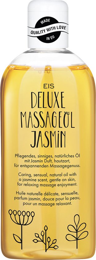 Deluxe massageolie van EIS, erotische massageolie, jasmijnaroma, 250 ml