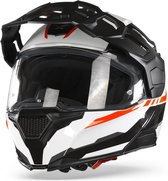 Nexx X.Vilijord Continental White Black Red Modular Helmet 2XL