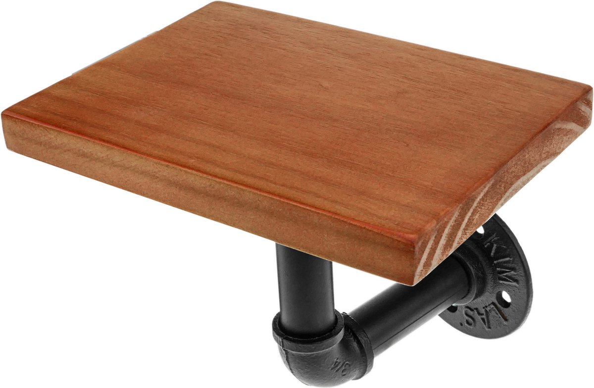 Goedkoopste PrimeMatik - Plank van 199 x 148 mm. Industriële en vintage buisstructuur