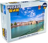 Puzzel Maastricht - Brug - Nederland - Legpuzzel - Puzzel 1000 stukjes volwassenen