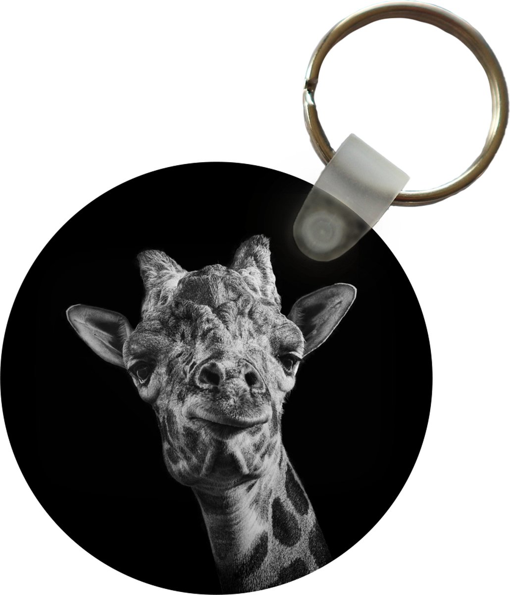 Sleutelhanger 6x4cm - Giraffe - Uitgestrekte Nek van S.Y.W kopen Sleutelhanger 6x4cm - Giraffe - Uitgestrekte Nek van S.Y.W kopen