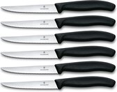 Couteau à steak Victorinox 6 pièces noir