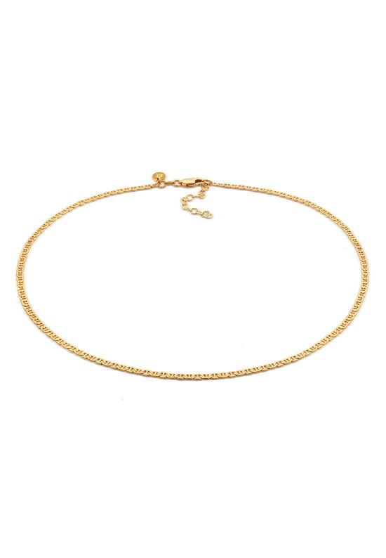 Elli Collana Choker Donna In Argento Sterling 925 – Basic Regolabile 36 Cm – Gioiello Made In Germany