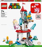 LEGO Super Mario 71407 Ensemble d’Extension La Tour Gelée et le Costume de Peach Chat
