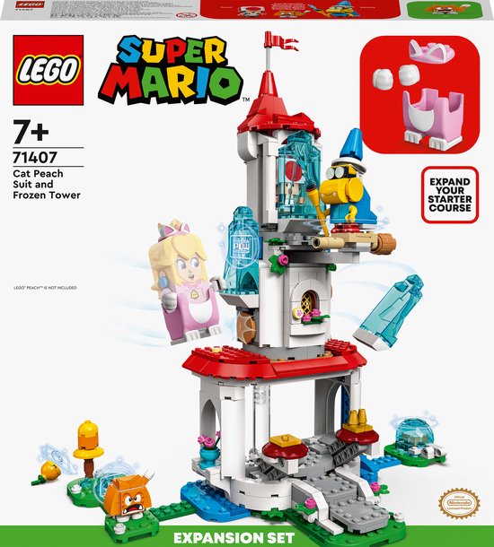 LEGO Super Mario Uitbreidingsset: Kat-Peach-uitrusting en IJstoren – 71407