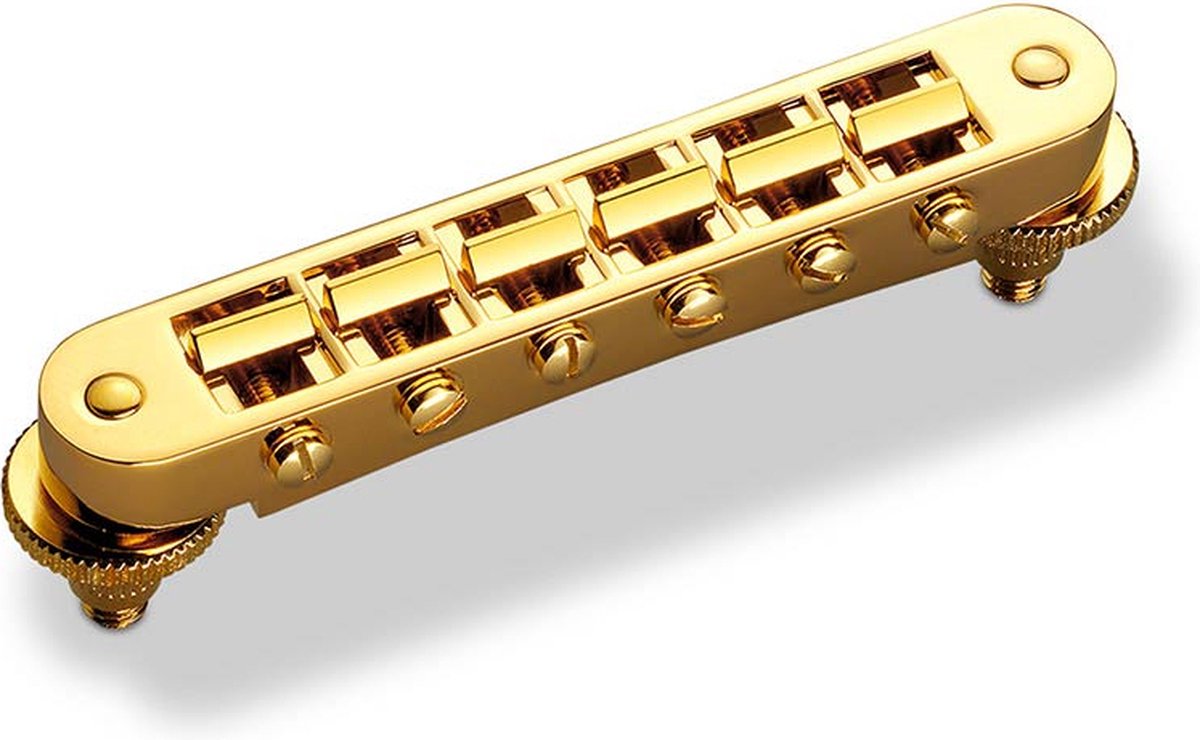 Gitaar brug Schaller 12090500 GTM tune-o-matic goud