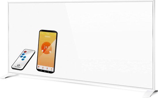 Infrarood verwarmingspaneel, Infrarood paneel verplaatsbaar, Infraroodverwarming, Elektrische kachel, 480W, Zwart