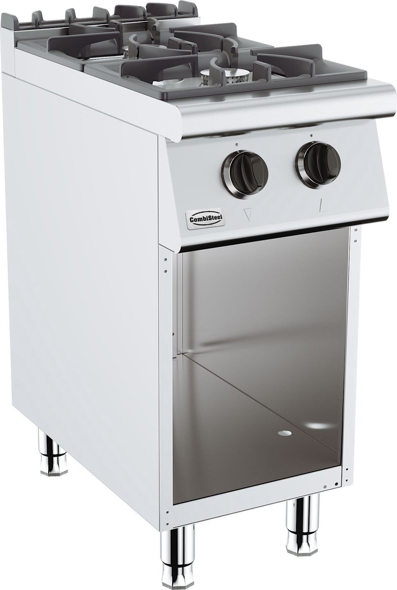 Combisteel Base 700 Gaskooktafel 2 Br. 7178.0400 - Horeca & Professioneel