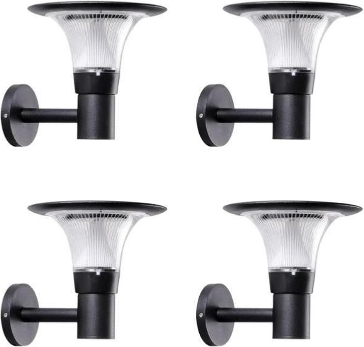 Solar Lantern Wall Connected UFO RGBW IP65 (veel van 4) - RGBW - Overig - SILUMEN