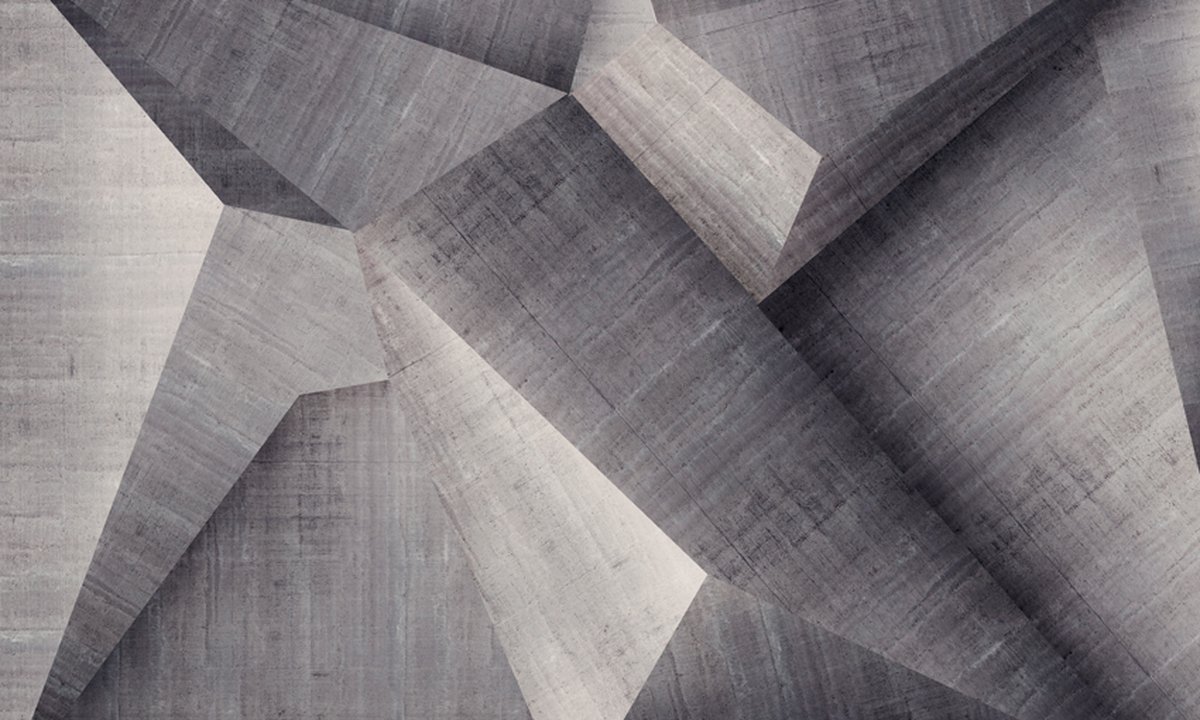 Fotobehang - Abstract betonblokken.