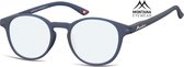 Montana Eyewear BLF52A leesbril - beeldschermbril +1.00 Blauw - Rond
