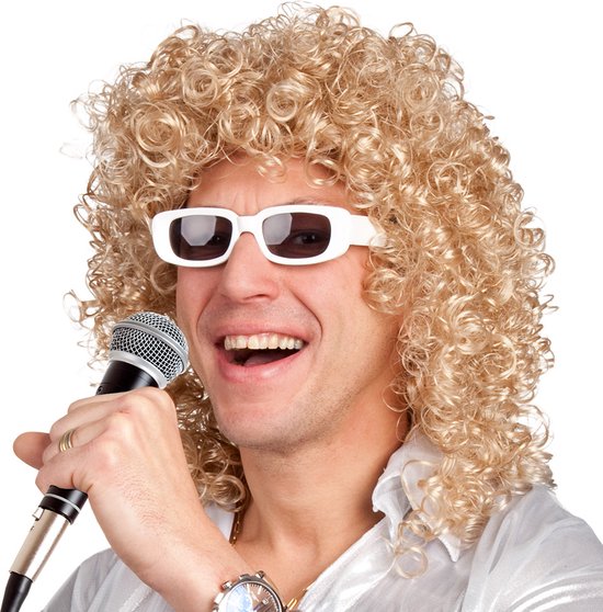 Partychimp Wig chanteuse folk allemande (avec lunettes) | bol