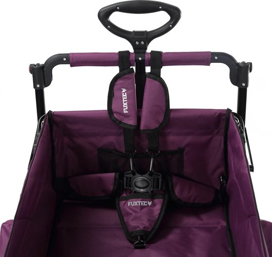 5-punts veiligheidsgordel paarse trolley - FUXTEC - Premium Cruiser van FUXTEC — afbeelding 2