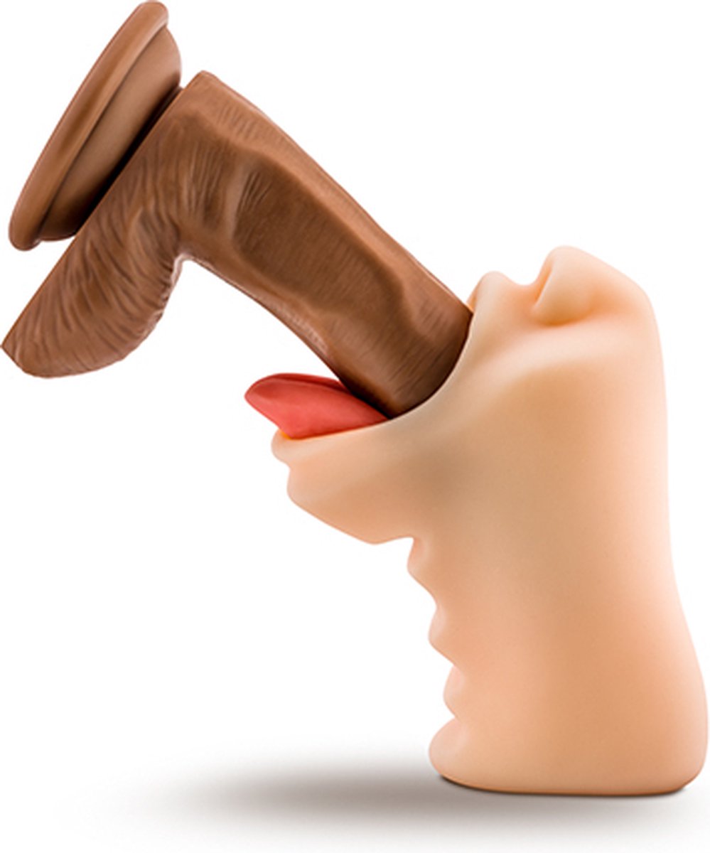 Goedkoopste Blush Masturbator Love Toy X5 MEN ORAL ANNE Beige