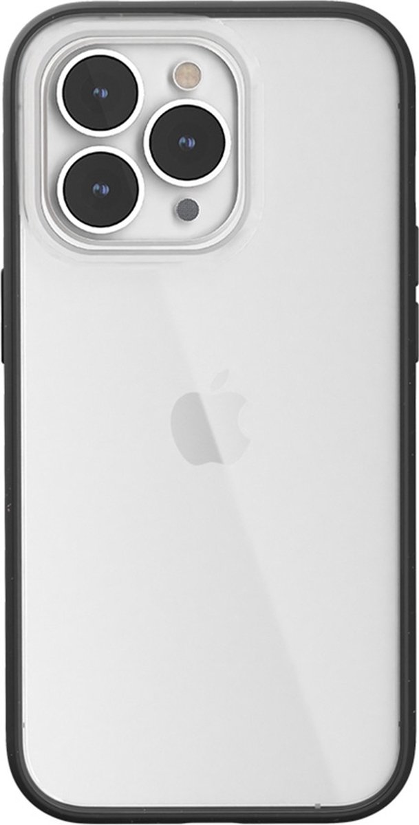 Woodcessories Clear Case - geschikt voor iPhone 14 Pro Max - gemaakt van bio-materialen - Black-clear