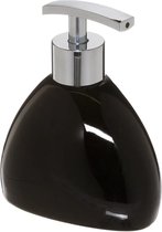 5Five Distributeur de savon/distributeur de savon en céramique - noir - 300 ml