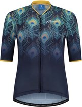 Rogelli Animal Fietsshirt - Korte Mouwen - Dames - Blauw, Geel - Maat XL