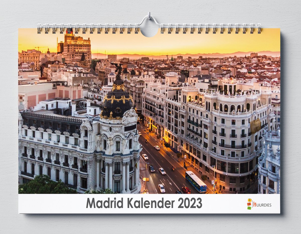 Madrid kalender 2023 | 35x24 cm | jaarkalender 2023 | Wandkalender 2023