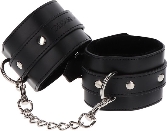 Taboom Wrist Cuffs Bondage SM Cuffs Zwart Bol