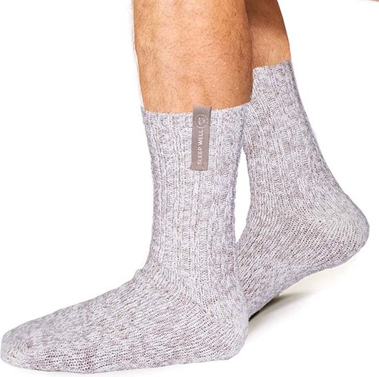 Burlington Argyle Heren Huissokken, grijs geruit