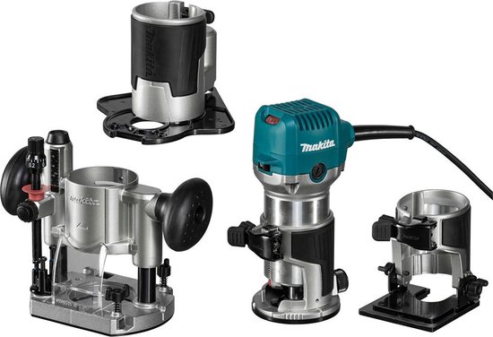 Makita DRT50ZJX3 18V 6 - 8 mm défonceuse/affleureuse avec accessoire dans  Mbox sans