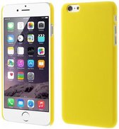 GadgetBay Stevige gekleurde hardcase iPhone 6 Plus 6s Plus Hoesje - Geel
