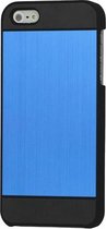 GadgetBay Aluminium hoesje iPhone 5 5s SE 2016 cover hardcase - Blauw