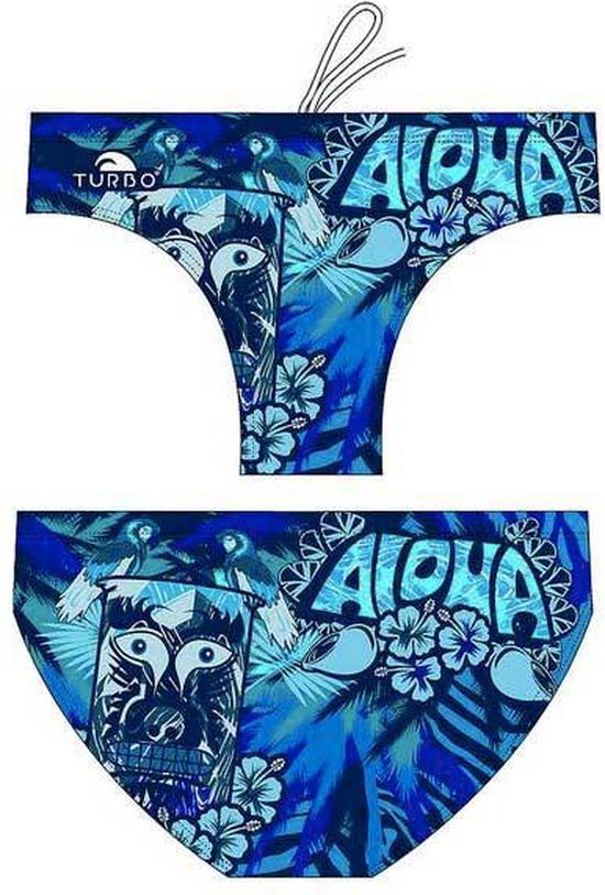 Turbo Aloha Zwemslip Blauw XL Man