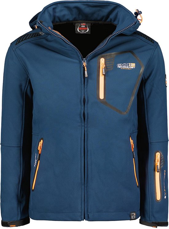 Geographical Norway Softshell Jas Heren Blauw Tanada - M