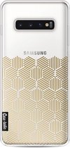 Casetastic Softcover Samsung Galaxy S10 Plus - Golden Hexagons
