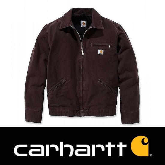 Carhartt Lightweight Detroit Dark Brown Jacket Heren | bol.com