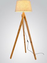 Staande Lamp Driepoot Hout - Valott Bamboo