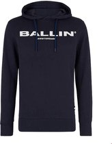 Ballin Amsterdam -  Heren Regular Fit  Original Hoodie  - Blauw - Maat M