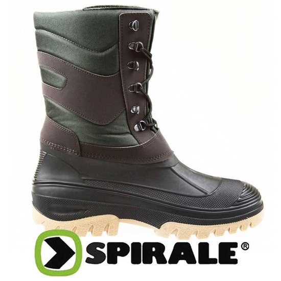 Spirale Raw Terrain Bruin-Groen Gevoerde Laarzen Uniseks | bol.com