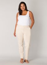 BASE LEVEL CURVY Yoella Pants - Light Beige - maat 3(52)