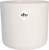 Elho B.for Soft Rond 25 - Bloempot voor Binnen - 100% Gerecycled Plastic - Ø 24.7 x H 23.3 cm - Wit