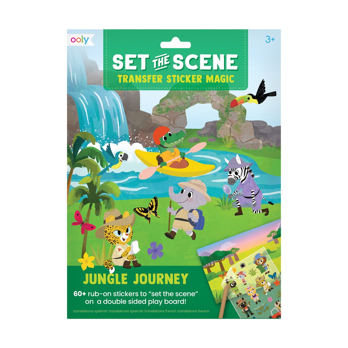 Ooly - Set the scene - Transfer stickers magic - Jungle journey