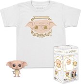 Funko Harry Potter - Pocket POP! & Kids Tee Box Dobby Verzamelfiguur & T-shirt Set - L - Wit