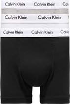 Calvin Klein Heren Boxershort - 3-pack - Zwart/Wit/Grijs - Maat S