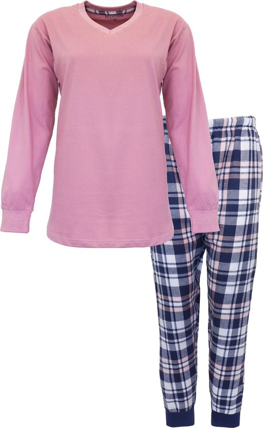 Kolipajam Heren 100% Katoen Flanel Pyjamaset Garen Geverfd Gezellig Onderdeel met Zakken Trekkoordband Winter Pyjamas voor Heren, S