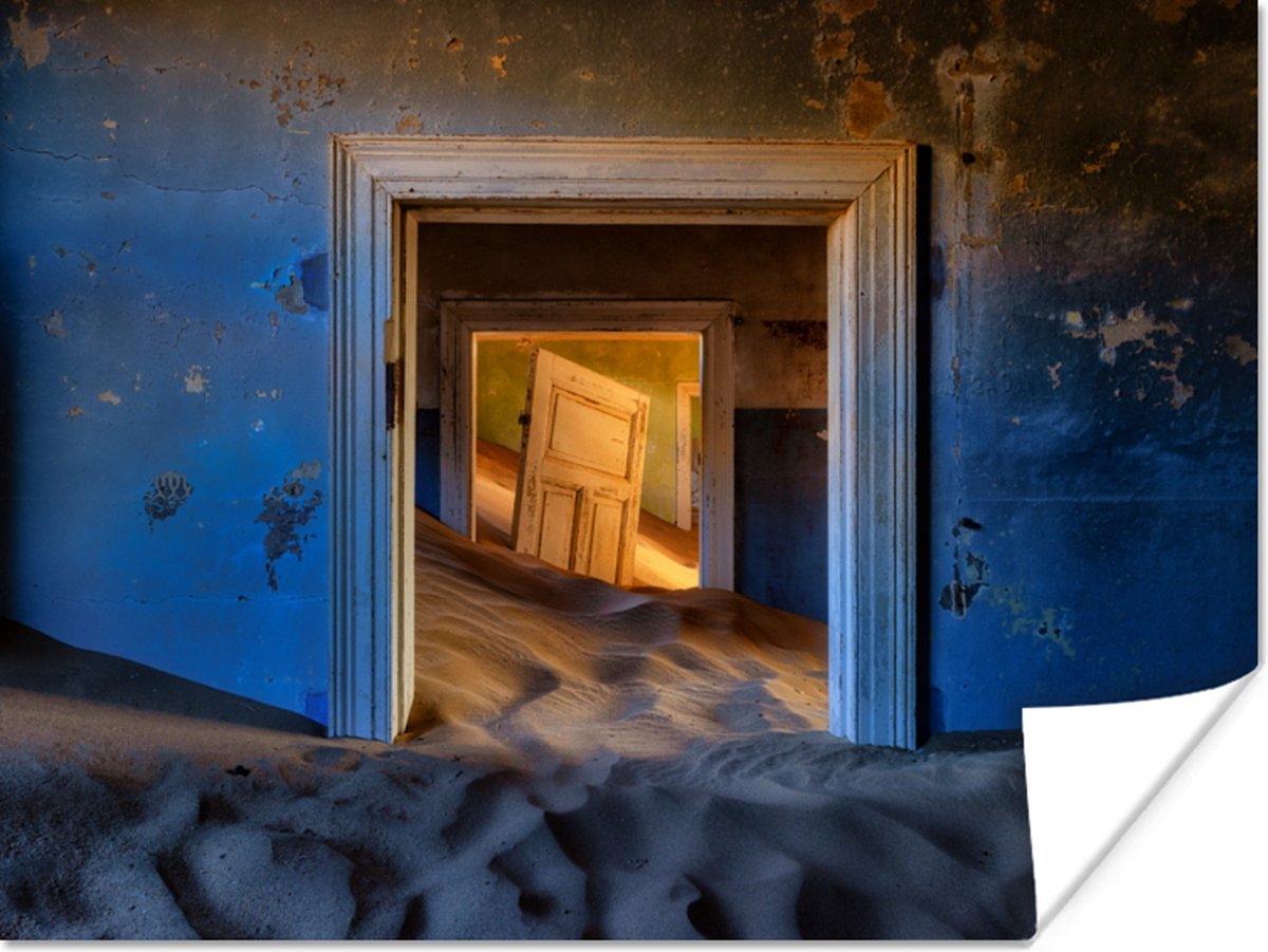 Zand - Blauw - Deur - Architectuur