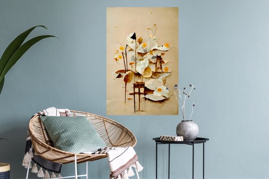 Bloemen - Wit - Planten - Vintage | bol.com