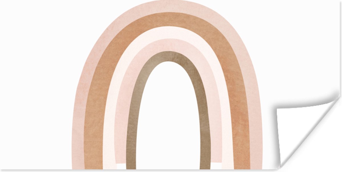 Poster Abstract - Kunst - Regenboog - Patroon - 120x60 cm