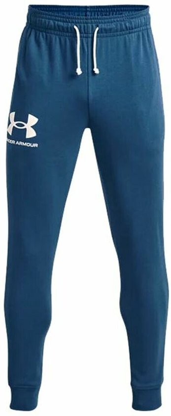 Under Armour Rival Terry Joggers 1361642-459, Homme, Blauw, Pantalon, taille: L